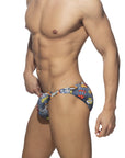 ADDICTED COMIC BIKINI BRIEF NAVY