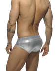 ADDICTED METALIC BRIEF SILVER