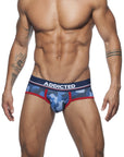 Addicted 3 Pack Camo Mesh Brief Push Up