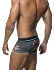 Addicted 3 Pack Camo Mesh Boxer Push Up