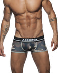 Addicted 3 Pack Camo Mesh Boxer Push Up