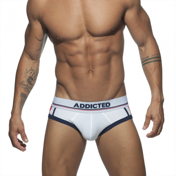 ADDICTED SPORT MESH BRIEF WHITE