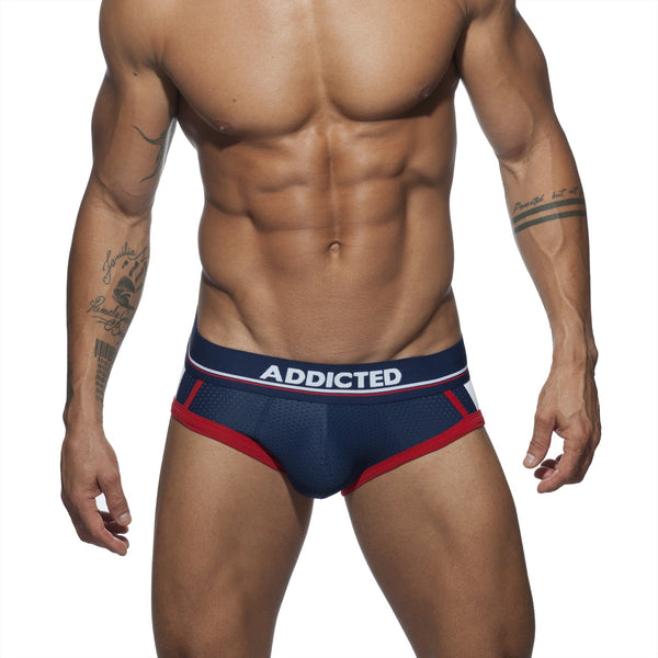 ADDICTED SPORT MESH BRIEF NAVY