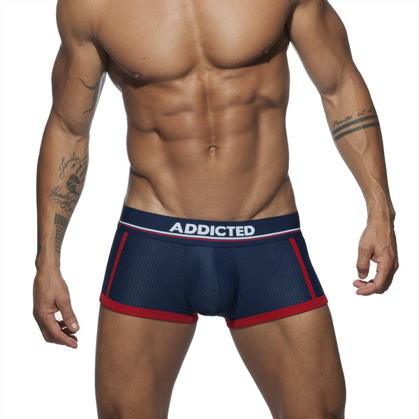 ADDICTED SPORT MESH TRUNK NAVY