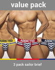 ADDICTED 3 PACK SAILOR BRIEF