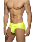 ADDICTED NEON SHINY BRIEF YELLOW