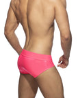 ADDICTED NEON SHINY BRIEF PINK