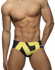 ADDICTED EXTRA-LARGE AD LOGO SWIMWEAR BRIEF BLACK