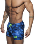 ADDICTED CAMOUFLAGE SWIMWEAR SHORT BLUE