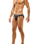 MODUS VIVENDI GLAM MEANDER TANGA SWIMWEAR BRIEF BLACK