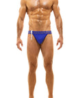 MODUS VIVENDI GLAM MEANDER TANGA SWIMWEAR BRIEF ROYAL BLUE