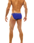 MODUS VIVENDI GLAM MEANDER TANGA SWIMWEAR BRIEF ROYAL BLUE