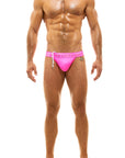 MODUS VIVENDI GLAM MEANDER TANGA SWIMWEAR BRIEF FUSCHIA