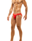 MODUS VIVENDI GLAM MEANDER TANGA SWIMWEAR BRIEF RED