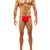 MODUS VIVENDI GLAM MEANDER TANGA SWIMWEAR BRIEF RED