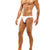 MODUS VIVENDI GLAM MEANDER TANGA SWIMWEAR BRIEF WHITE