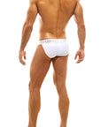 MODUS VIVENDI GLAM MEANDER TANGA SWIMWEAR BRIEF WHITE