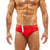 MODUS VIVENDI GLAM MEANDER SWIMWEAR BRIEF RED