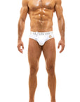 MODUS VIVENDI GLAM MEANDER SWIMWEAR BRIEF WHITE