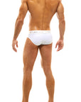 MODUS VIVENDI GLAM MEANDER SWIMWEAR BRIEF WHITE