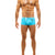 MODUS VIVENDI GLAM MEANDER TRUNK SWIMWEAR BOXER AQUA