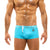 MODUS VIVENDI GLAM MEANDER TRUNK SWIMWEAR BOXER AQUA