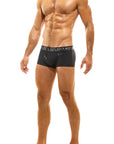 MODUS VIVENDI GLAM MEANDER TRUNK SWIMWEAR BOXER BLACK