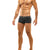 MODUS VIVENDI GLAM MEANDER TRUNK SWIMWEAR BOXER BLACK