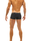 MODUS VIVENDI GLAM MEANDER TRUNK SWIMWEAR BOXER BLACK