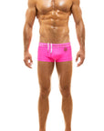 MODUS VIVENDI GLAM MEANDER TRUNK SWIMWEAR BOXER FUSCHIA