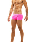 MODUS VIVENDI GLAM MEANDER TRUNK SWIMWEAR BOXER FUSCHIA