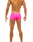 MODUS VIVENDI GLAM MEANDER TRUNK SWIMWEAR BOXER FUSCHIA