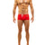 MODUS VIVENDI GLAM MEANDER TRUNK SWIMWEAR BOXER RED