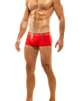 MODUS VIVENDI GLAM MEANDER TRUNK SWIMWEAR BOXER RED