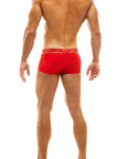 MODUS VIVENDI GLAM MEANDER TRUNK SWIMWEAR BOXER RED