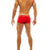 MODUS VIVENDI GLAM MEANDER TRUNK SWIMWEAR BOXER RED