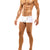 MODUS VIVENDI GLAM MEANDER TRUNK SWIMWEAR BOXER WHITE