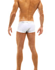 MODUS VIVENDI GLAM MEANDER TRUNK SWIMWEAR BOXER WHITE