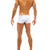 MODUS VIVENDI GLAM MEANDER TRUNK SWIMWEAR BOXER WHITE