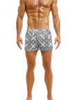 MODUS VIVENDI GORDIAN KNOT JOGGING CUT SWIM SHORTS BLACK