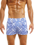 MODUS VIVENDI GORDIAN KNOT JOGGING CUT SWIM SHORTS COBALT