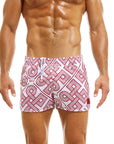 MODUS VIVENDI GORDIAN KNOT JOGGING CUT SWIM SHORTS WINE