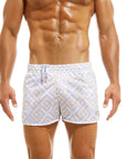 MODUS VIVENDI GORDIAN KNOT JOGGING CUT SWIM SHORTS GOLD