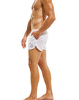 MODUS VIVENDI GORDIAN KNOT JOGGING CUT SWIM SHORTS GOLD