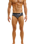 MODUS VIVENDI LUMINOUS CLASSIC SWIMWEAR BRIEF PIED DE COQ