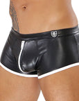 TOF PARIS FETISH FULL ZIP BOXER BLACK/WHITE