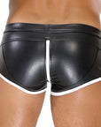 TOF PARIS FETISH FULL ZIP BOXER BLACK/WHITE