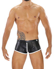 TOF PARIS FETISH FULL ZIP BOXER BLACK/WHITE