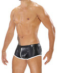 TOF PARIS FETISH FULL ZIP BOXER BLACK/WHITE