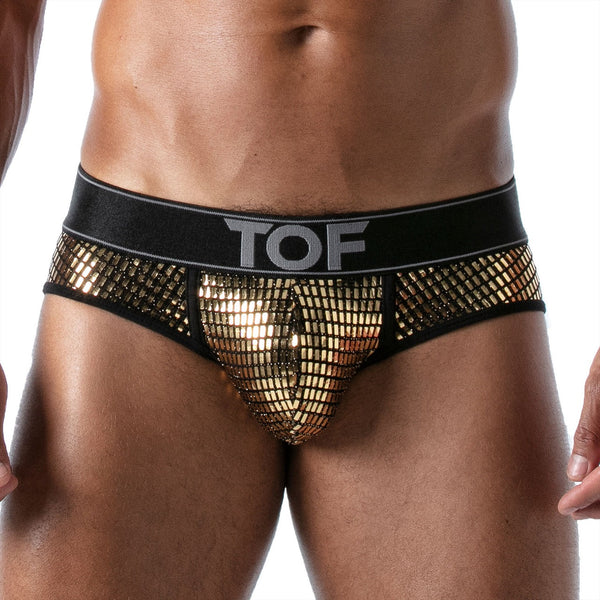 TOF PARIS STAR MINI BRIEF GOLD